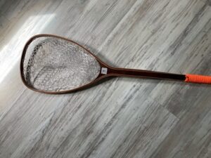 Fishing Wooden Landing Net-Walnut Handle